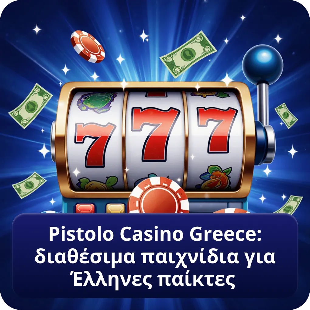 Pistolo Casino Greece: διαθέσιμα παιχνίδια για Έλληνες παίκτες
